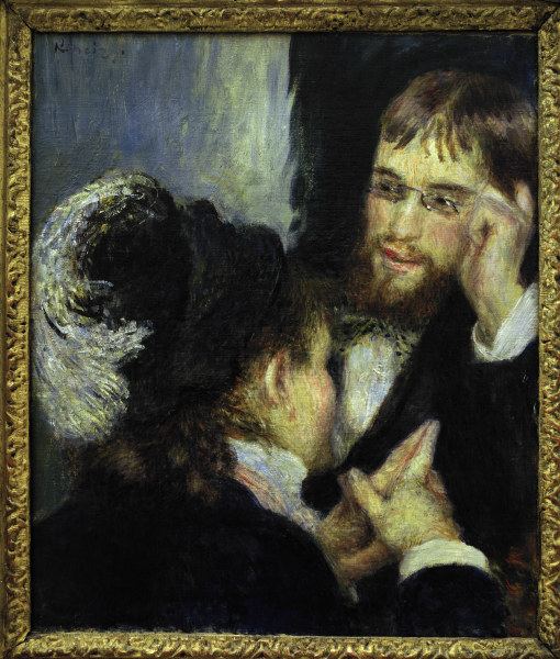 Renoir / The conversation / c.1878 von Pierre-Auguste Renoir