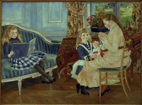 Renoir /Afternoon of the children /1884 von Pierre-Auguste Renoir