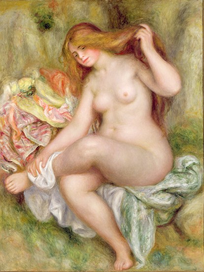 Seated Bather, 1903-06 von Pierre-Auguste Renoir