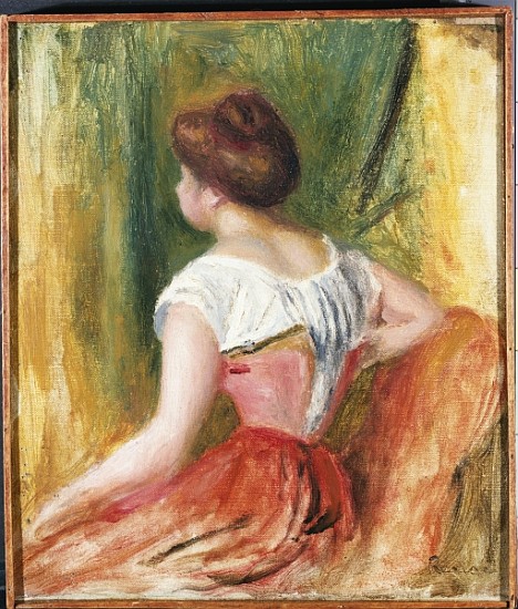 Seated Young Woman von Pierre-Auguste Renoir