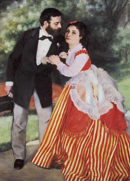 The Sisley Family / 1868 von Pierre-Auguste Renoir