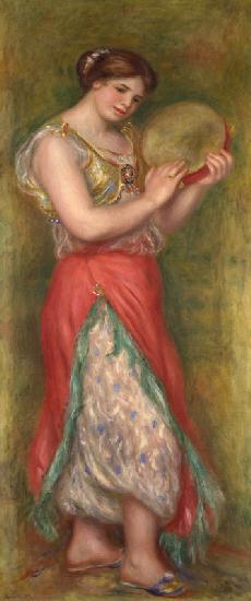 Tanzendes Mädchen mit Tambourin 1909