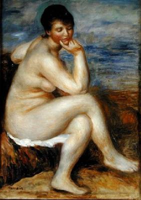 Bather Seated on a Rock 1882