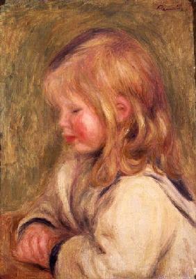The Child in a White Shirt Reading 1905