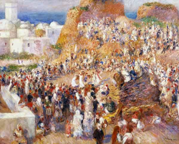 A.Renoir, La Mosquee, fete arabe