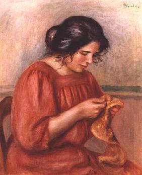 Gabrielle darning 1908