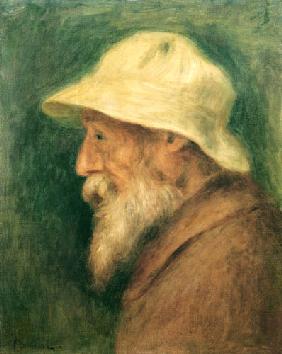 Selbstbildnis mit weißem Hut 1910