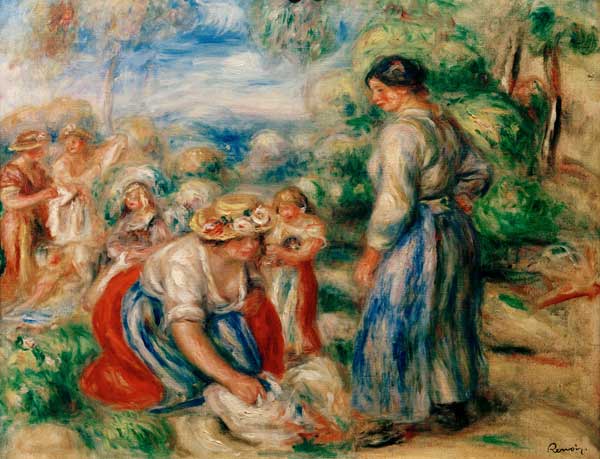 Wäscherinnen von Pierre-Auguste Renoir