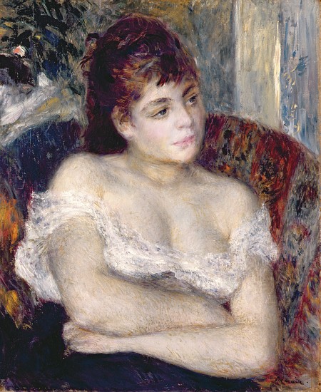 Woman in an Armchair von Pierre-Auguste Renoir