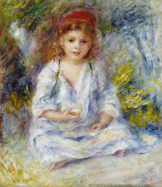Young Algerian Girl, c.1881 von Pierre-Auguste Renoir