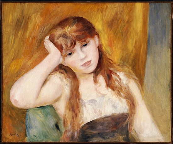 Young Blonde Girl von Pierre-Auguste Renoir
