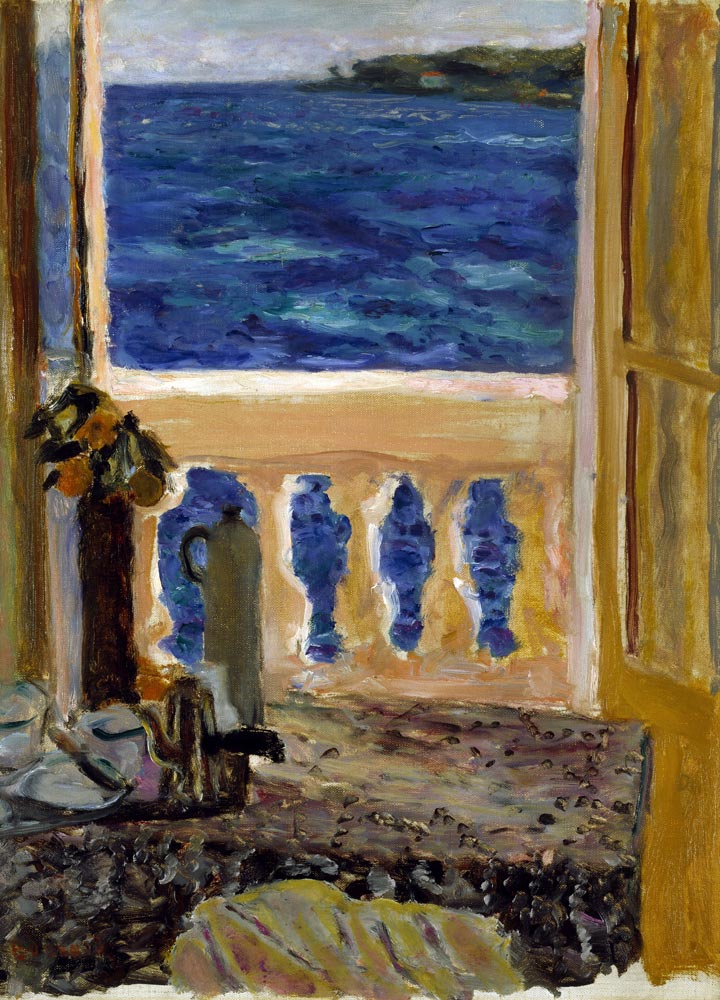 Fenêtre ouverte sur la mer von Pierre Bonnard