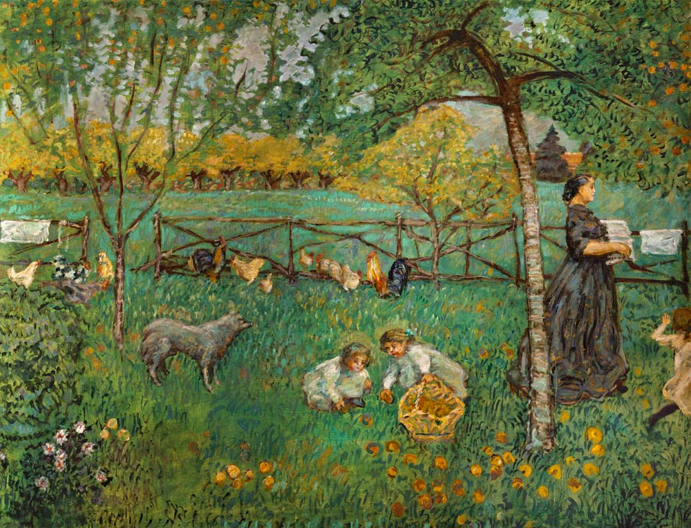 Le grand jardin au Clos von Pierre Bonnard
