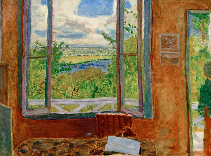 Offenes Fenster zur Seine (Vernon) von Pierre Bonnard