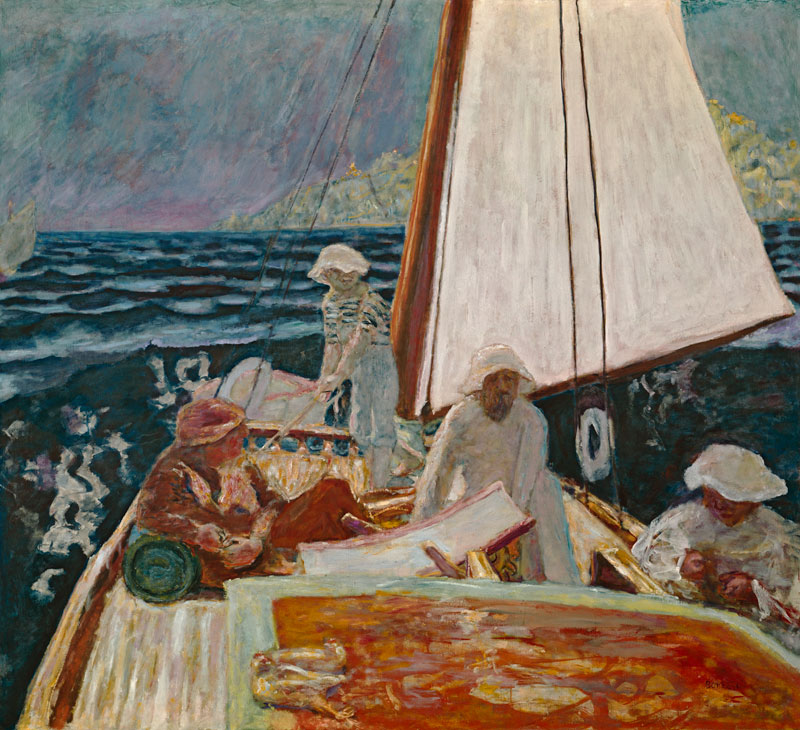 Signac und seine Freunde Segeln von Pierre Bonnard
