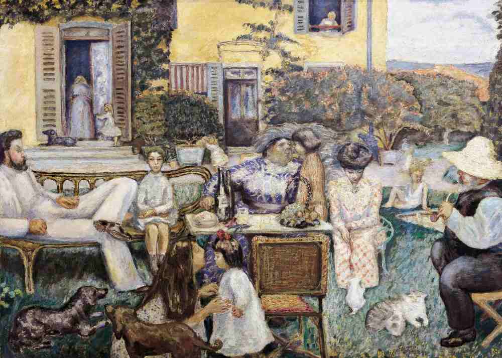Ein bürgerlicher Nachmittag oder Die Familie Terrasse von Pierre Bonnard
