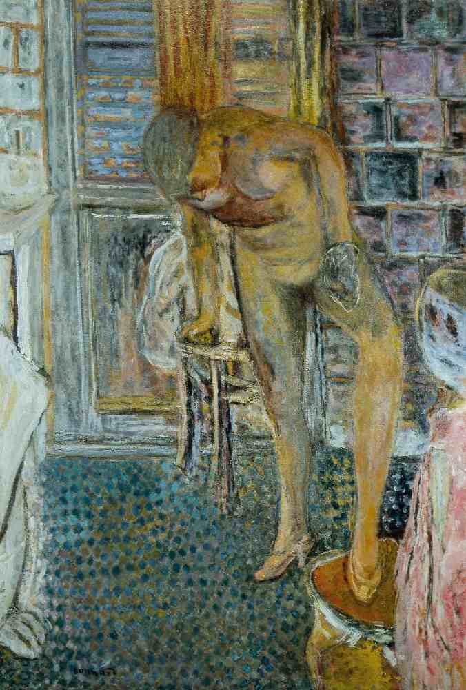 Frau an ihrer Toilette von Pierre Bonnard