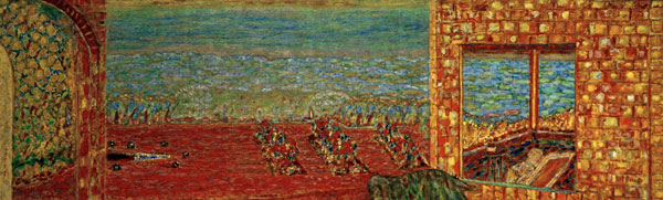La Terrasse ensoleillée von Pierre Bonnard