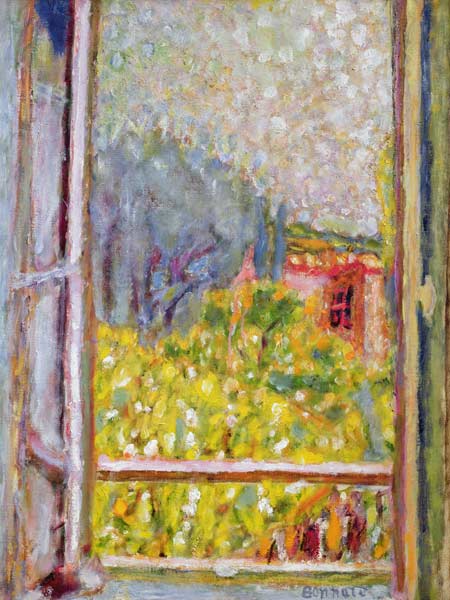 La petite fenêtre ouverte von Pierre Bonnard