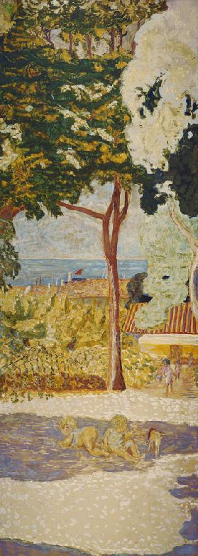 Am Mittelmeer (Triptychon, Mitteltafel) 1911