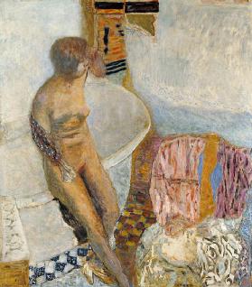 Akt an der Badewanne 1931