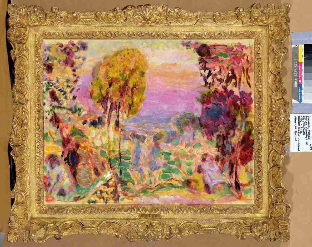 Violette Landschaft von Pierre Bonnard