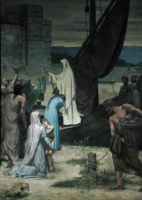St. Genevieve Bringing Supplies to the City of Paris after the Siege