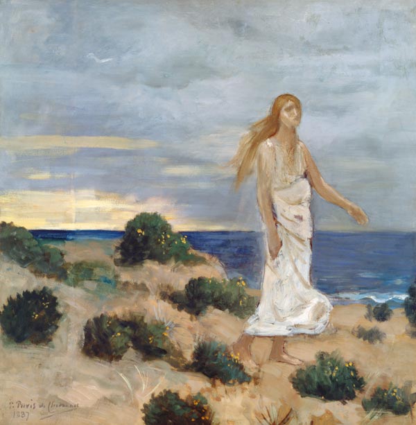 Woman by the Sea von Pierre-Cécile Puvis de Chavannes