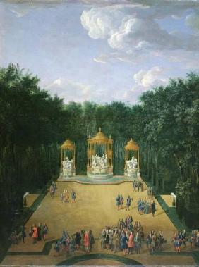 The Groves of the Baths of Apollo in the Gardens of Versailles 1713