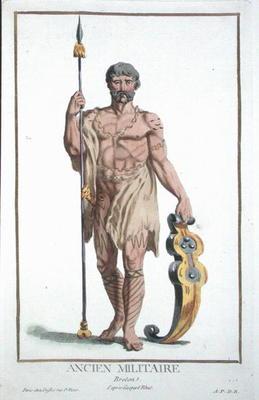Dress of a Breton Warrior from 'Receuil des Estampes, Representant les Rangs et les Dignites, suivan 15th