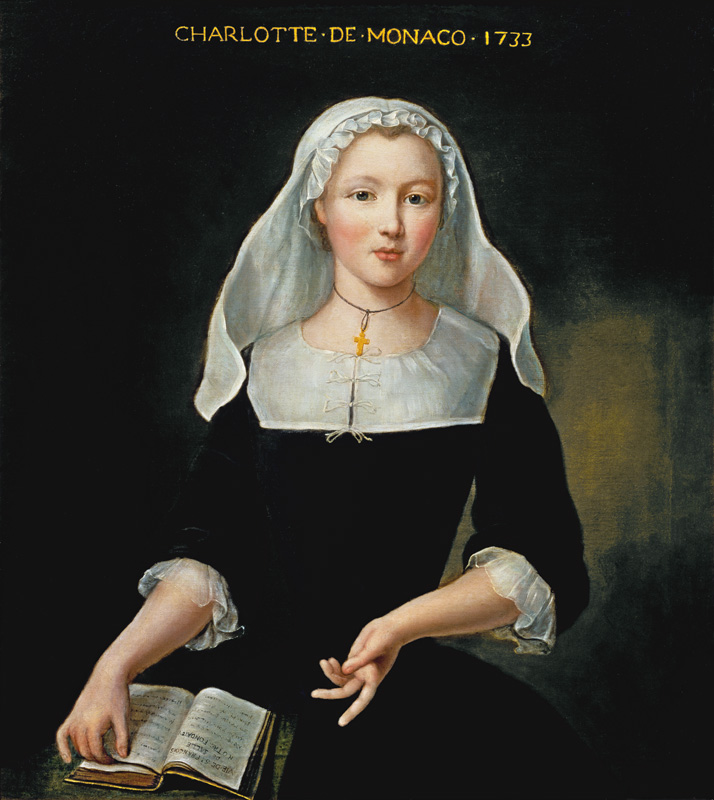 Portrait of Charlotte Grimaldi of Monaco von Pierre Gobert