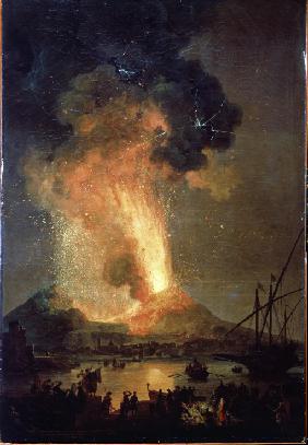 Der Ausbruch des Vesuv 1771