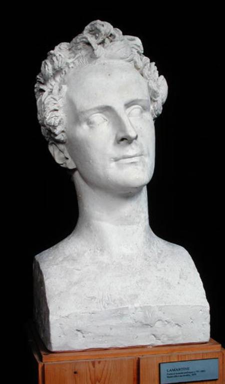 Bust of Alphonse de Lamartine (1792-1869) von Pierre Jean David d'Angers