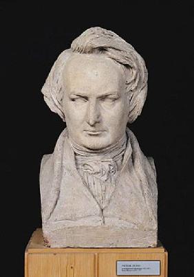 Bust of Victor Hugo (1802-85) aged 35 1837