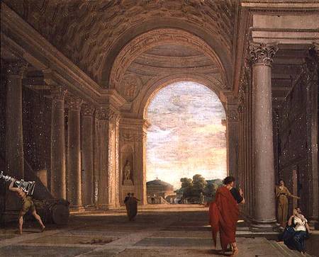 The Interior of a Church in Rome von Pierre Lemaire