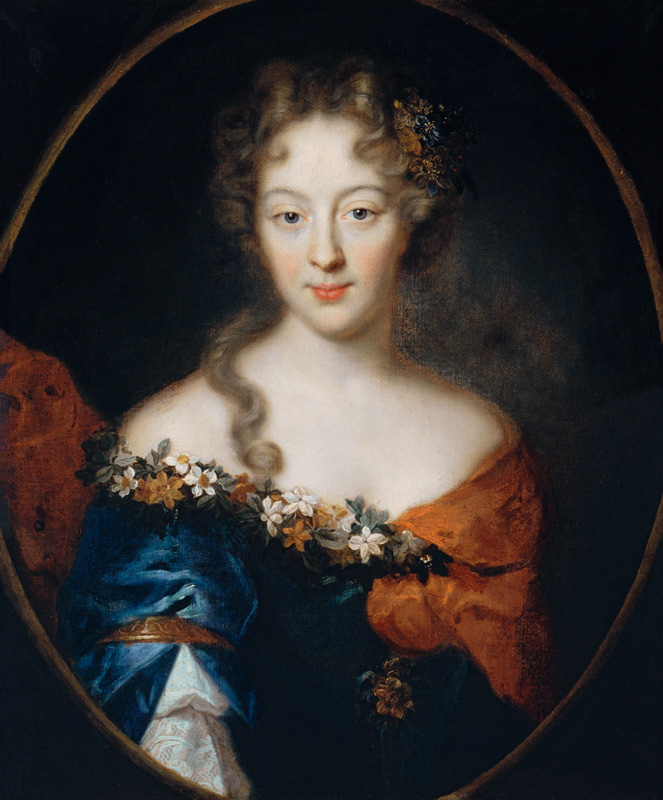Françoise-Marguerite de Grignan /Mignard von Pierre Mignard