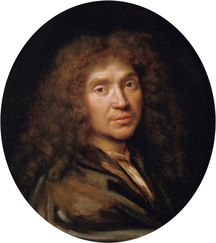 Porträt des Dichters Moliére (1622-1673) von Pierre Mignard