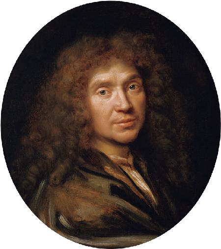 Porträt des Dichters Moliére (1622-1673)