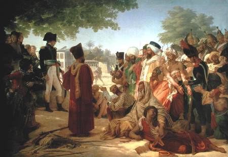Napoleon Bonaparte (1769-1821) Pardoning the Rebels at Cairo, 23rd October 1798 von Pierre Narcisse Guérin