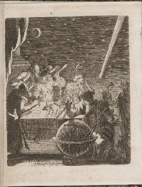 Galileo Galileis Fernrohrbeobachtungen des Himmels (Aus: Von Bedeutung der Cometen) 1681