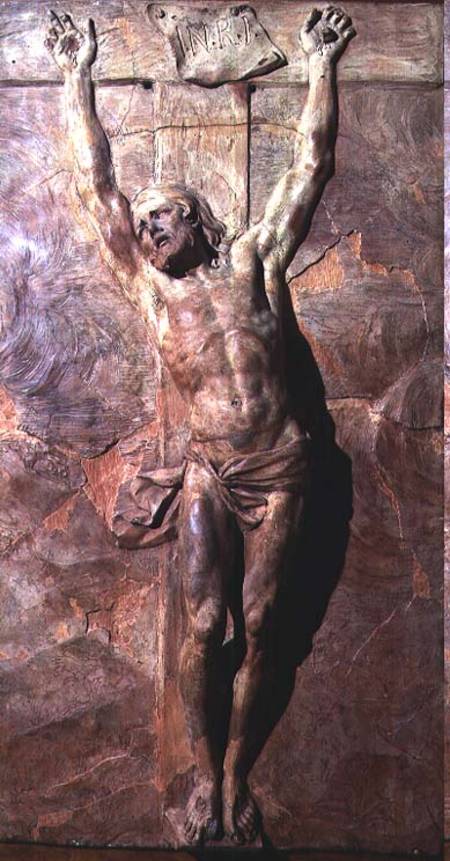 Christ Dying on the Cross, relief sculpture von Pierre  Puget