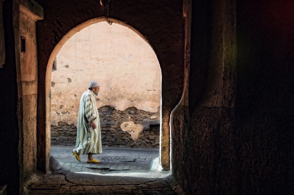 die Straßen von Marrakesch von Piet Flour