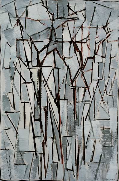 Komposition Bäume II von Piet Mondrian