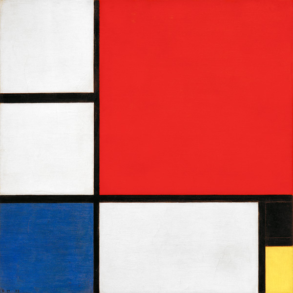 Komposition II von Piet Mondrian