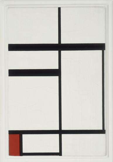 Komposition mit Rot, Schwarz und Weiß 1931