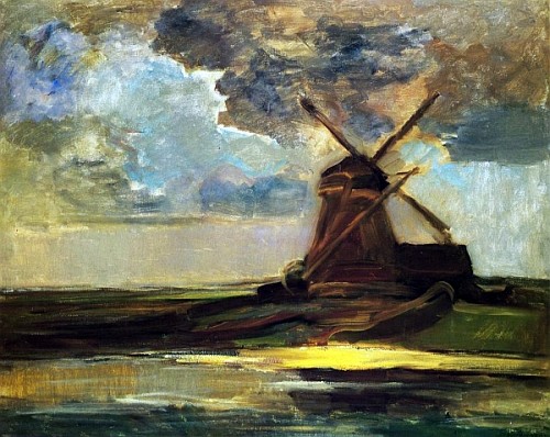 Windmill in the Gein von Piet Mondrian