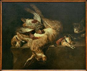 Stilleben mit totem Hasen 1645