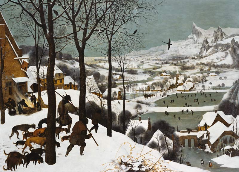 Die Heimkehr der Jäger von Pieter Brueghel d. Ä.