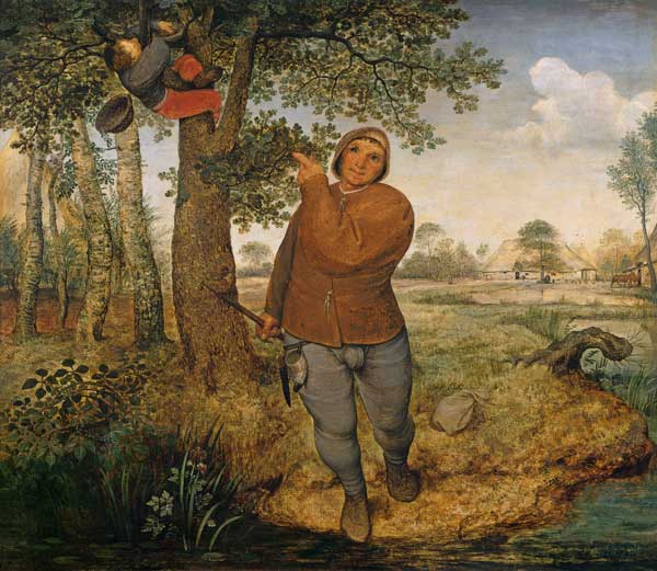 Der Vogeldieb. von Pieter Brueghel d. Ä.