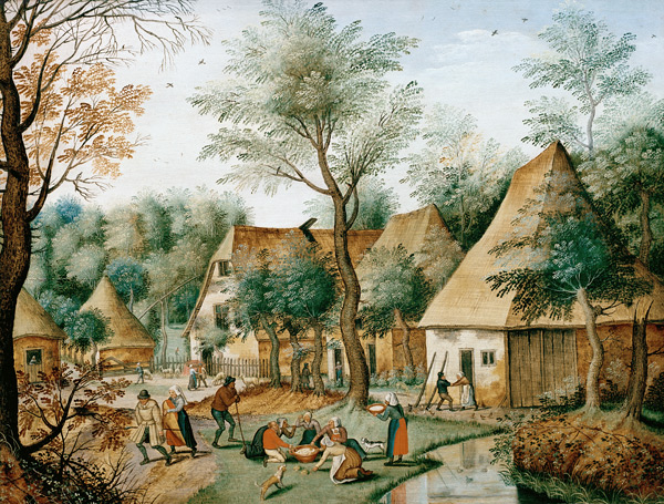 Dorflandschaft von Pieter Brueghel d. J.